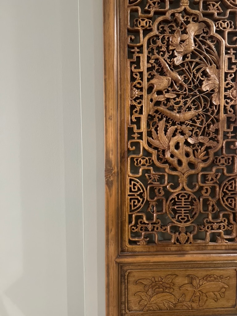 Gold dragonfly wall decoration